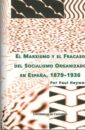 El marxismo y el fracaso del socialismo organizado en España, 1879-1936